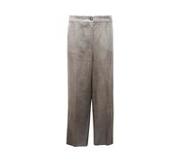 Parlami Pantalone Raso - female - PINKO - Straight Trousers - Gray - L - Trousers L