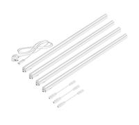 Parlat LED Under-Cabinet luminaires Rigel, 87.3cm Each, 1118lm Each, White, Set of 4, BS