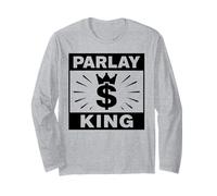 Parlay King Sports Betting Gambling Odds DFS Moneyline Over Long Sleeve T-Shirt