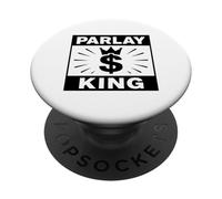 Parlay King Sports Betting Gambling Odds DFS Moneyline Over PopSockets Adhesive PopGrip