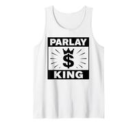 Parlay King Sports Betting Gambling Odds DFS Moneyline Over Tank Top