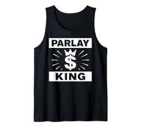 Parlay King Sports Betting Gambling Odds DFS Moneyline Over Tank Top