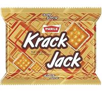 Parle Biscuits, Chocolates & Juices - Combination of Taste - Crispy & Crunchy Tea Time Snack & Drinks - Anytime & Anywhere Treat - Delicious Cracker Snacks for Kids (Krackjack Biscuits 240g_P1)