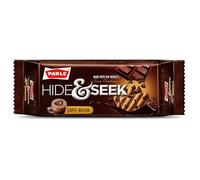 Parle Cafe Mocha Hide & Seek Biscuits 75g | Delicious Coffee-Flavored Cookies | Rich Mocha Taste | Perfect for Snacking | Delicious Snacks for Kids (Pack of 1)