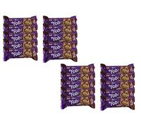 Parle Hide & Seek Chocolate Fab Biscuits 112g (Pack of 20) - Crispy & Crunchy Tea Time Sandwich Biscuit Bars - Choco Cream Filled Biscuits for Snacks - Delicious Choco Chips Cookies for Kids