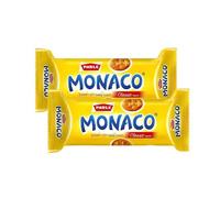 Parle Monaco Biscuits 63.3g Savory Crispy Light Snacks Perfect for Tea Coffee Time Delicious Golden Baked Treats Packo f 2
