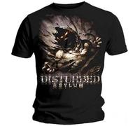 Parlede Disturbed Asylum T-Shirt Men's Black Black XXL