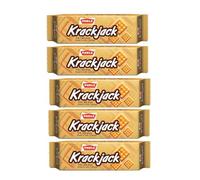 Parle's KrackJack Sweet & Salty Biscuits 60g Classic Indian Snack Crunchy & Delicious Crackers Perfect for Tea-Time Product from India Pack of 5