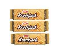 Parle's KrackJack Sweet & Salty Biscuits 60g Classic Indian Snack Crunchy & Delicious Crackers Perfect for Tea-Time Product from India Pack of 3