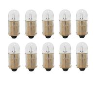 PARLEX 10 For Lucas Motorcycle Car Pilot Side Light Clear Bulbs 12V 4W BA9S LLB233