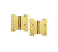 Parliament Ball Bearing Hinge 102x102x3mm (Satin Brass)