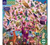 eeBoo Piece and Love Parliament of Owls 1000 piece square adult Jigsaw Puzzle