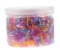 Parliky 1 Box Colorful Elastic Rubber Bands for Pets Small Strong Stretch Hair Rings for Dogs and Cats Stylish Hair Accessories for Secure All-day Hold