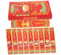 Parliky 1 Box Dragon Year Envelopes Cartoon Spring Festival Money Packets with Auspicious Patterns Lightweight Paper Lottery Bags for Chinese Year Blessings and Prosperity