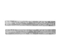 Parliky 1 Pair Copper Engraved Zodiac Animal Paperweight Ruler, Metal Calligraphy Brush Tool and Rice Paper Holder Weight for Chinese Painting, Office Desk Decoration