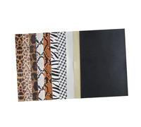 Parliky 10 Pcs Faux Leather Animal Print Sheets for Handmade Earrings DIY Craft Kits Leopard Zebra Pattern Material Easy to Sew by Hand Machine Unique Printed Texture for Jewelry Making