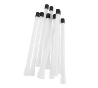 Parliky 10 Pcs Plastic Tire Valve Stem Extension Rods Straight Dual Tire Extenders for Motorcycle Cars Trucks Scooters Rv Trailers Easy Inflation Multi-Pack