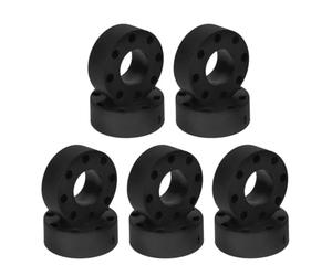 Parliky 10 Pcs Rubber Bumpers Replacement for Foosball Table Rods Simple Installation and Enhanced Gaming Experience Black Table Football Machine Accessories