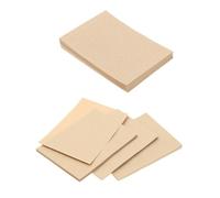 Parliky 100 Sheets Vintage Kraft Letter Papers Set, 50 A5 Lined Writing Paper 21x15cm and 50 A4 Blank Retro Style Stationery for Letter Writing and Creative Notes