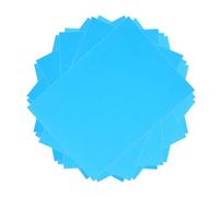 Parliky 100pcs Blue Colored Printer Paper for Drawing Origami Craft Supplies Smooth Feeding Copy Paper Compatible with Laser and Inkjet Printers for DIY Art Projects