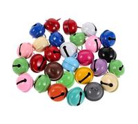 Parliky 100pcs Candy Color Small Pet Bells for Cat Dog Collars Loud Jingle Collar Charms for Easy Pet Tracking and DIY Craft Accessories with Vibrant Mixed Colors