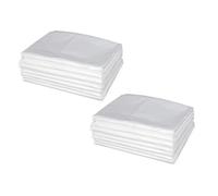 Parliky 100Pcs Disposable Rabbit Hutch Liners Large PE Plastic Film Smooth Surface Cage Base Protector for Small Pets Guinea Pigs Hedgehogs
