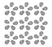 Parliky 100pcs Five Element Pendant Charms for Jewelry Making Vintage Metal Alloy Hanging Pendants with Chinese Blessing Symbols Multipurpose Accessories for Necklaces Earrings Bracelets