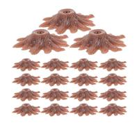 Parliky 100pcs Mini Tree Stand Holders for Model Trees with Sturdy Feet for Train Scenery Diorama and Craft Landscaping