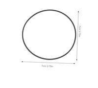 Parliky 100pcs Recorder Rubber Belts Mixed Flat Cassette Tape Machine Belts for CD Vcr Dvd Ld Player Repair Maintenance with Accurate Power Transfer and Fit