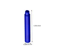 Parliky 100pcs Refillable Ink Cartridges for Fountain Pens Heat Erasable Blue Ink Refills Smooth Writing Calligraphy Supplies for Office and School Use