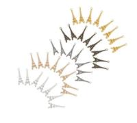 Parliky 100pcs Retro Style Eiffel Tower Charms Alloy Pendants for DIY Jewelry Making Vintage Accessories for Necklaces Earrings Bracelets Decoration