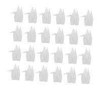 Parliky 100pcs White Premade Origami Cranes Folded Paper Craft Decorations for Wedding Photography Props Bridal Shower Party Favors Lightweight Japanese Crane Ornaments