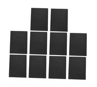 Parliky 10pcs Black Two Pocket Paper File Folders with Reinforced Fold Design Large Capacity Document Organizer for Business Office School Home Spacious Dual Pocket Folder for Contract and