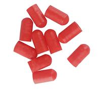 Parliky 10pcs Drum Stick Silent Tips Mute Drumstick Protectors Covers Silicone Drumstick Tips for Practice