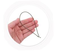 Parliky 10pcs Elastic Bands with Metal Ends for Notebooks Crafts Stretch Loop Strings for Planners Journals Badge Holders DIY Mask Cords Party Hats Multi-purpose Organizer Elastic Closure