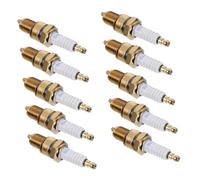 Parliky 10pcs Gasoline Generator Spark Plug Agricultural Nozzle Stroke Engines Easy Installation Practical Outdoor Use