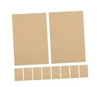 Parliky 10Pcs Kraft Paper Writing Pad Blank Copy Notepad with Automatic Duplication for Accounting Order Processing Meeting Notes Portable Office Travel