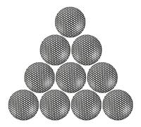 Parliky 10pcs Mesh Microphone Grille Net Replacement for Dynamic Mic Windscreen Cover for Wireless Microphone Accessory