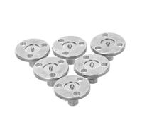 Parliky 10pcs Metal Music Box Winding Keys with Round Rotary Discs Replacement Parts for DIY Clockwork Movements Crafting and Repairing Music Boxes