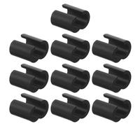 Parliky 10pcs Mountain Bike Cable Housing Clips Dual Cable Clamp Frame Wire Cord Management Organizer for Outdoor Cycling