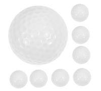 Parliky 10Pcs Professional Golf Practice Balls for Indoor Outdoor Training Lightweight Swing Training Accessory with Bright Color for Easy Visibility and Convenient Carrying