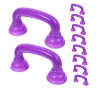 Parliky 10pcs Purple Simulation Handset Model for Speech Development Pretend Play Educational for Pronunciation Correction and Auditory Feedback in Early Learning Settings
