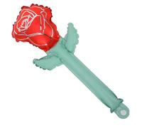 Parliky 10Pcs Red Rose Confetti Balloons for Valentine’S Day Wedding Party Decorations, Aluminum Foil Balloons Bulk Set for Bridal Shower and Festival Events