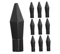 Parliky 10pcs Rubber Arrow Tips Safe Replacement Arrowheads for Outdoor Target Practice Soft Bow Arrows Lightweight for and Games