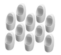 Parliky 10pcs Scale Mini Urinal Model for DIY Dollhouse Toilet Bathroom Furniture Realistic Micro Urinal Architectural Model Accessories for Educational Craft and Dollhouse Decor