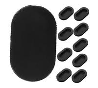 Parliky 10pcs Silicone Piggy Bank Stoppers Oval Piggy Bank Bottom Plugs Creative Money Jar Caps Easy to Install and Secure Savings Jar Accessories