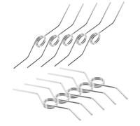 Parliky 10Pcs Stainless Steel Pruner Replacement Springs V-Shape Compression for Garden Clippers Shears Flexible Trimming Scissor Springs Easy to Install Compact for Gardening Tools