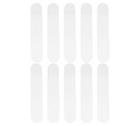 Parliky 10pcs Sturdy Plastic Pen Storage Bag with Frosted Semi- Design, Versatile Pencil Holder Suitable for Pens and Makeup, for Artists and Students