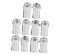 Parliky 10Pcs Tom Lug Swivel Nuts Floor Drum Spare Parts Replacement Multi-grained Design Dirt Resistant Practical Drum Stand Accessories Compatible with Snares