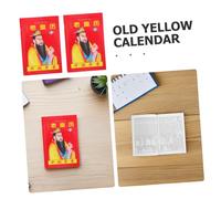 Parliky 10pcs Traditional Chinese Lunar Year Calendar Year Calendar with Solar Terms Illustrated Almanac for Daily Planning Home Office School Use